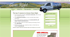 Desktop Screenshot of cleanright.com